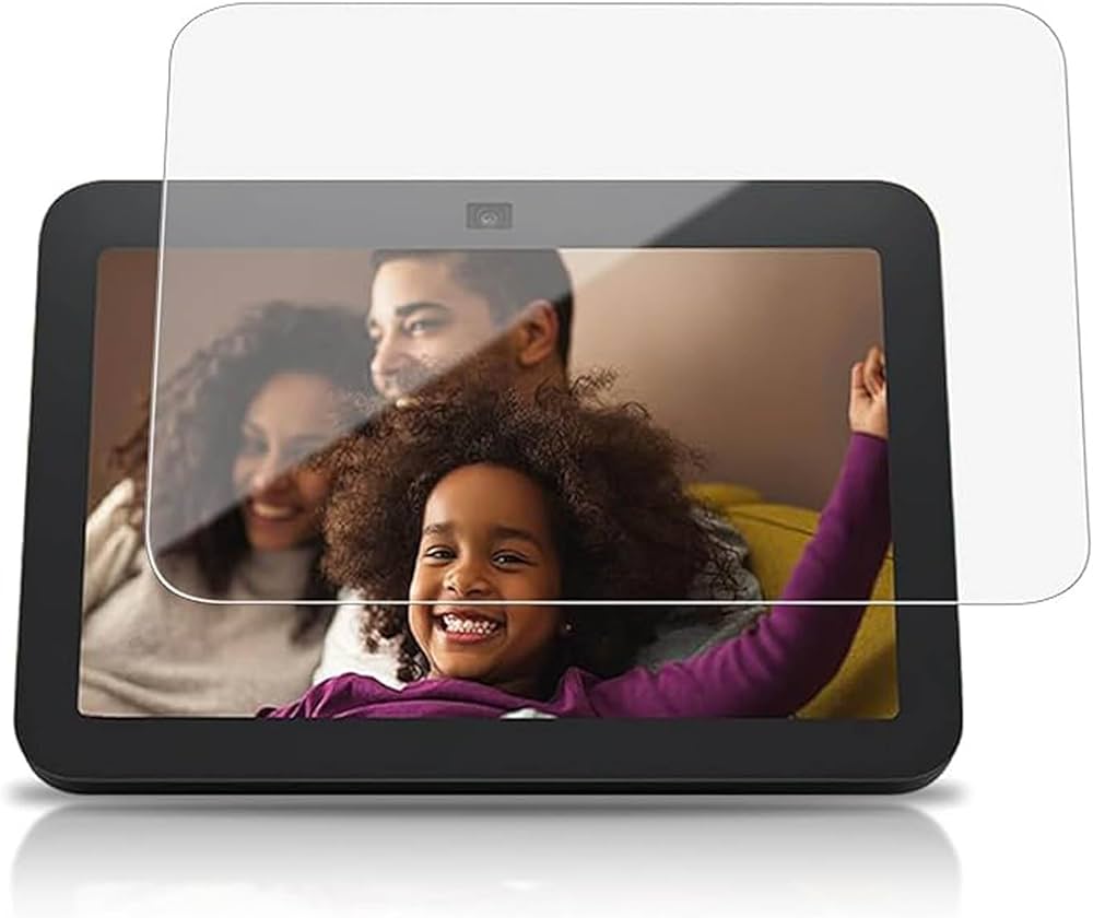 m*中様 美品Amazon Echo Show 8 +画面強化ガラスフイル